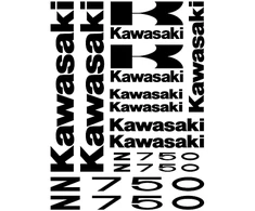 Kawasaki Z750 lipdukų rinkinys