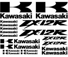 Kawasaki ZX-12R lipdukų rinkinys