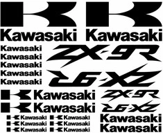 Kawasaki ZX-9R lipdukų rinkinys