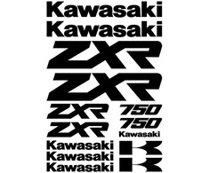 Kawasaki ZXR-750 lipdukų rinkinys motociklo vinilo lipdukai