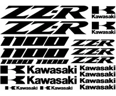 Kawasaki ZZ-R 1100 KMK18 lipdukų rinkinys