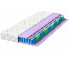 Kišeninių spyruoklių čiužinys 80x200 TINO H3 vidutinio kietumo 16 cm su užvalkalu