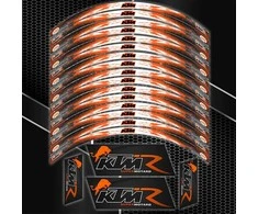 KTM motociklo ratlankių lipdukų rinkinys