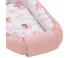 KŪDIKIO KOKONO APDAILOS LIZDAS „Comfort Swaddle“ DVIPUSIS MEDVILNINIS „YUKKI“