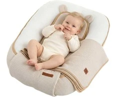 Kūdikių „Cocoon Air 3D“ saugaus miego komplektas, lizdelis, žaidimų aikštelės komplektas, „BabyMam“