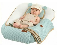 Kūdikių „Cocoon Air 3D“ saugaus miego komplektas, lizdelis, žaidimų aikštelės komplektas, „BabyMam“