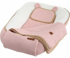 Kūdikių „Cocoon Air 3D“ saugaus miego komplektas, lizdelis, žaidimų aikštelės komplektas, „BabyMam“