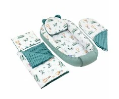 MEDVILNĖS KŪDIKIO RINKINYS 5in1 MINKY COCOON JUKKI