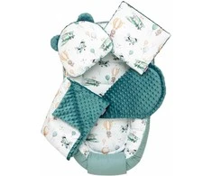 MEDVILNĖS KŪDIKIO RINKINYS 5in1 MINKY COCOON JUKKI