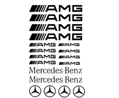 Mercedes-Benz AMG rinkinys karščiui atsparūs suportų lipdukai 18vnt