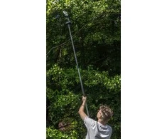 Mini akumuliatorinis grandininis pjūklas su 2 baterijomis ir strėle 250 cm