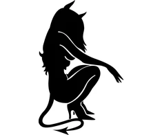 Motociklu Lipdukai devil viniliniai lipdukai – TR-1356