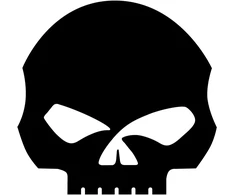 Motociklu Lipdukai harley-davidson skull viniliniai lipdukai
