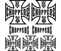 Motociklu Lipdukai „West Coast Choppers“ lipdukų rinkinys – TR-424