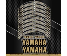 Motociklų YAMAHA ratlankių juostelės – sportinis dekoravimo sprendimas