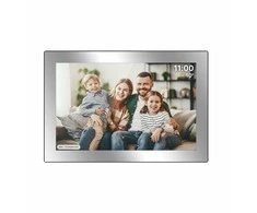 Nuotraukų rėmelis 10.1" sidabrinis WiFi jutiklinis skaitmeninis rėmelis