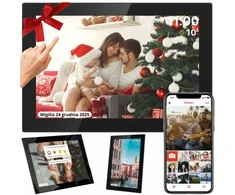 Nuotraukų rėmelis 10.1" WiFi FRAMEO skaitmeninis rėmelis juodas