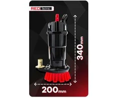 Panardinamas siurblys švariam ir nešvariam vandeniui 8000 l/h