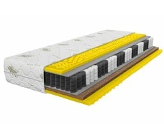Prabangus kišeninių spyruoklių čiužinys 180x200 masažinis 22 cm ekologiškas