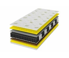 Prabangus kišeninių spyruoklių čiužinys 140x200 masažinis 22 cm ekologiškas