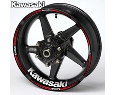 Ratlankių lipdukai KAWASAKI motociklams – išskirtinis sportinis dizainas