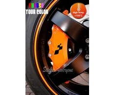 Ryškūs automobilio suportų lipdukai