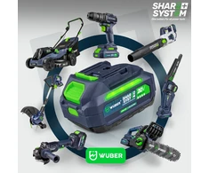 SHARE+ SYSTEM ličio jonų akumuliatorius 20 V 6,0 Ah
