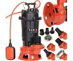 Siurblys su turbininiu smulkintuvu nuotekoms 750W