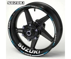 Sport bike Suzuki ratlankių lipdukai – matomos ir patvarios lipdukų juostos