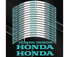 Sportiniams HONDA motociklams skirti ratlankių lipdukai – tvirtas vinilas