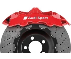 Audi Sport stabdžių suportų lipdukai – suderinami, tuning, 6 vnt.