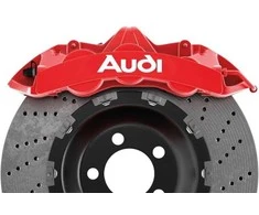 Audi stabdžių suportų lipdukai – suderinami, 6 vnt.
