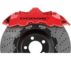 Dodge stabdžių suportų lipdukai – suderinami, tuning dekoras, 6 vnt.