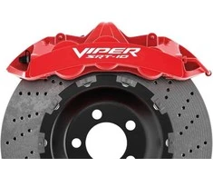 Dodge Viper SRT-10 stabdžių suportų lipdukai – suderinami, 6 vnt.