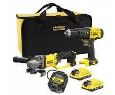 Stanley V20 18V įrankių rinkinys su baterijomis