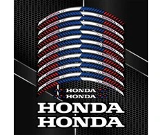 Stilingi ratlankių lipdukai HONDA sportiniams moto – lengvas klijavimas