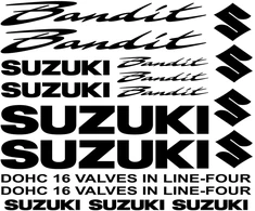 Suzuki bandit motociklo lipdukai