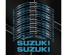SUZUKI GSX 8R motociklo ratlankių lipdukų rinkinys