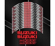 SUZUKI GSX-R1000 motociklo ratlankių lipdukų rinkinys