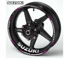 Suzuki moto ratlankių lipdukai sportiniams motociklams – premium ratų dekoras