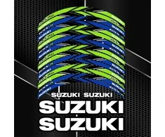 Suzuki motociklo ratlankių lipdukai – 20 vnt. rinkinys