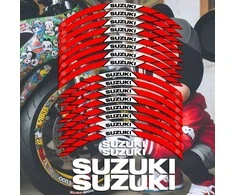 Suzuki motociklo ratlankių lipdukai