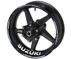 Suzuki motociklo ratlankių lipdukai sportiniams motociklams ratų lipdukų rinkinys