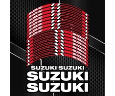 Suzuki motociklų ratlankių lipdukai rinkinukas