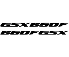 Suzuki Motorcycle Stickers Motociklo lipdukai Suzuki GSX650F, dizainas Nr. 3, 2 vnt.