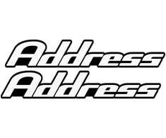 Suzuki Motorcycle Stickers Motorolerio lipdukai Suzuki Address, apdailos plastikams, 2 vnt.