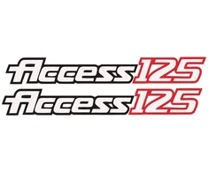 Suzuki Motorcycle Stickers Motorolerio lipdukai Suzuki Access 125, kėbulo apdailai, 2 vnt.