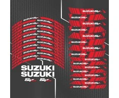 SUZUKI SV650 motociklo ratlankių lipdukų rinkinys