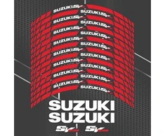 SUZUKI SV650 motociklo ratlankių lipdukų rinkinys