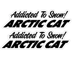 Technikos lipdukai Arctic Cat, 2 vnt.
